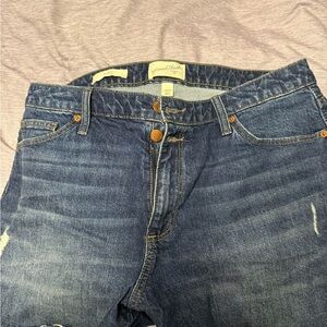 Classic Blue Denim Jean Shorts